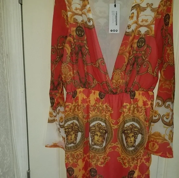 BRAND NEW midi wrap dress - Picture 3 of 3